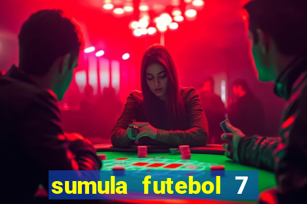 sumula futebol 7 society excel